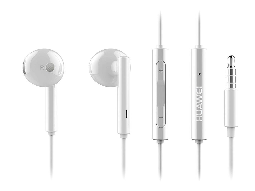 Huawei AM116 Headset Ledningsført I ørerne Opkald/musik Sølv, Hvid