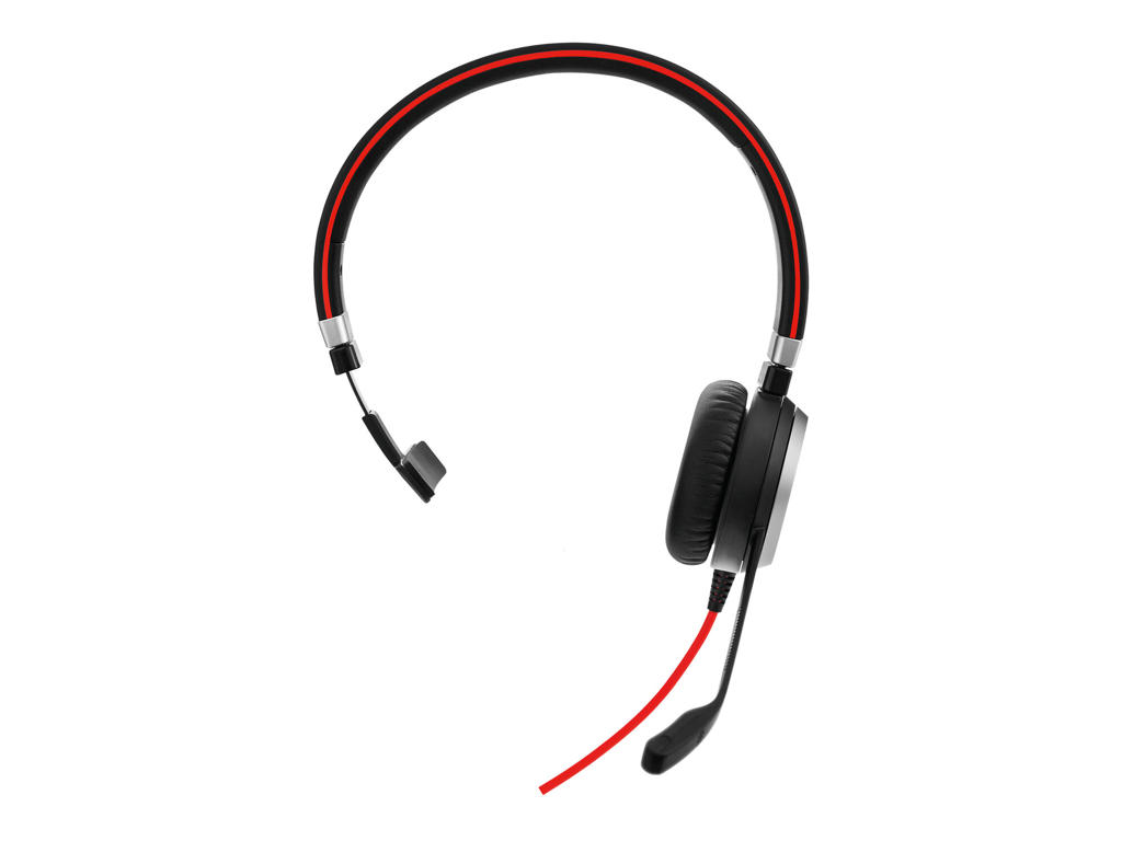 Jabra Evolve 40 Headset Ledningsført Kontor/Callcenter USB Type-C Sort