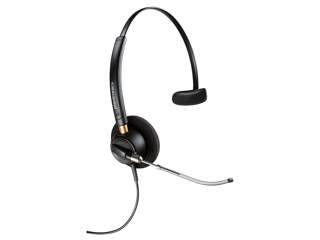 HP Poly EncorePro 510V Monaural Headset VoiceTube +Quick Disconnect