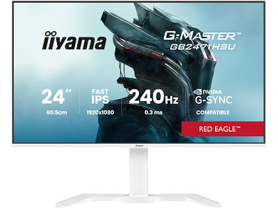 iiyama G-MASTER GB2471HSU-W1 computerskærm 60,5 cm (23.8") 1920 x 1080 pixel Hvid