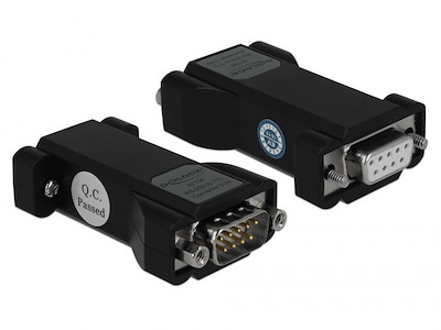 DeLOCK 87734 kabel kønsskifter LVTTL / LVCMOS RS-232 Sort
