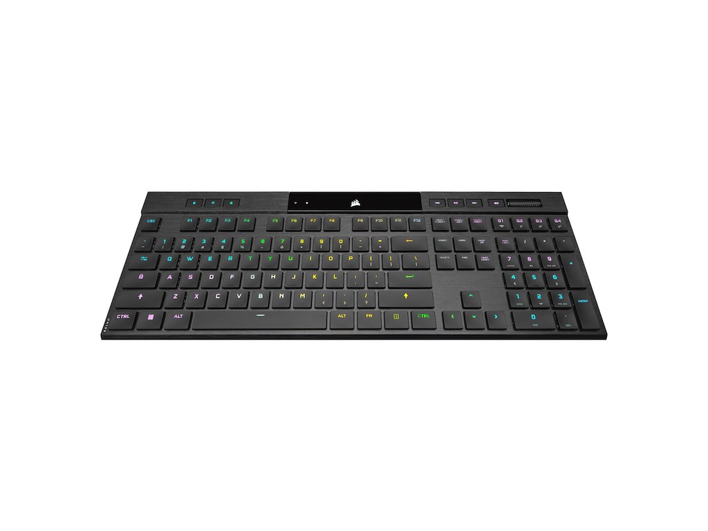 Corsair K100 RGB AIR tastatur Spil USB + RF Wireless + Bluetooth QWERTZ Tysk Sort
