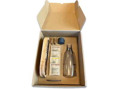 Sampak, Table Tray, 4 stk Flavour Tabs, 05 Original Bottle, Retap