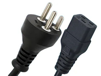 Microconnect Power cable Denmark type K - C19 black 1,8m Sort Strømstik type K C19 forbinder