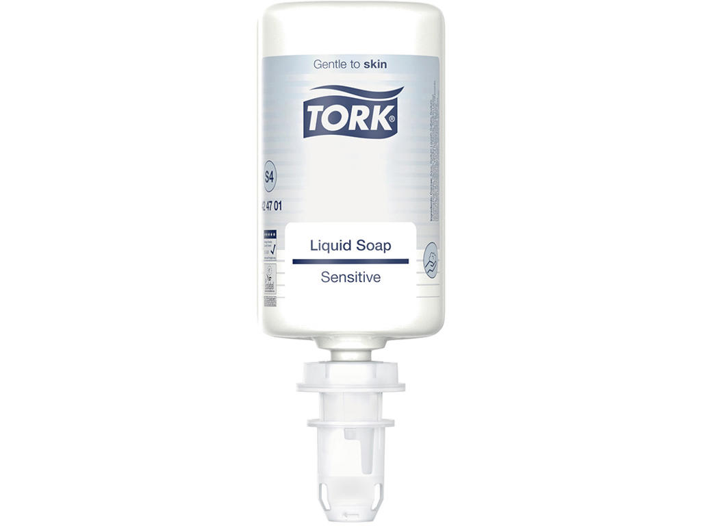 Håndsæbe, Flydende, Refill, 1000 ml, Tork Sensitiv S4