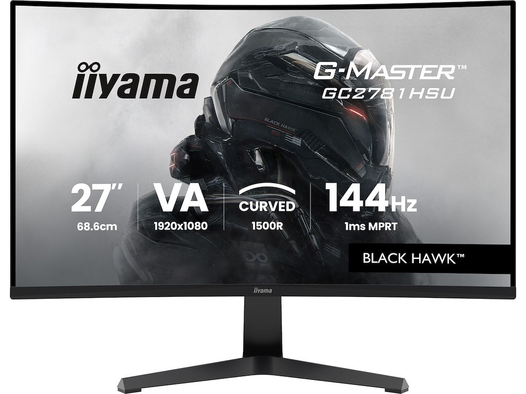 iiyama G-MASTER GC2781HSU-B1 27" 144H computerskærm 68,6 cm (27") 1920 x 1080 pixel Sort
