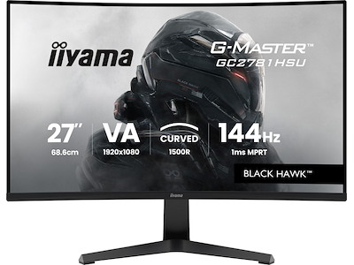 iiyama G-MASTER GC2781HSU-B1 27" 144H computerskærm 68,6 cm (27") 1920 x 1080 pixel Sort