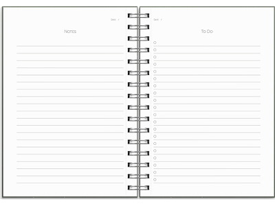 Notesblok, A5, Linjeret, Notebook & To Do's, Mayland 
