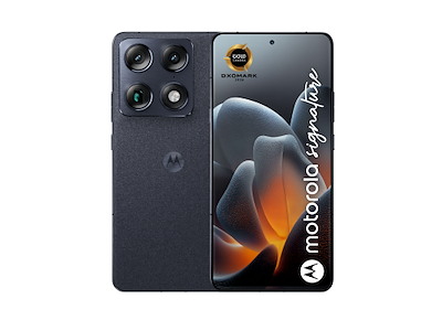 Motorola signature 17,2 cm (6.78") Dual SIM Android 16.0 5G USB Type-C 16 GB 512 GB 5200 mAh Mørkeblå