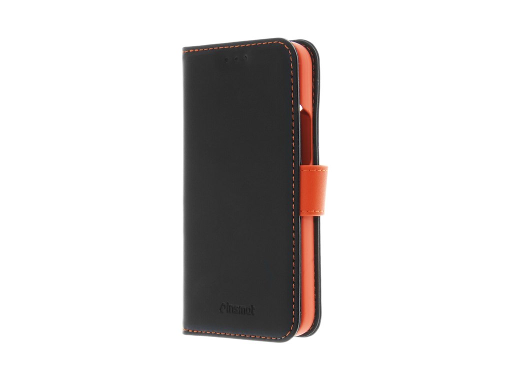 Insmat 650-3010 mobiltelefon etui 15,5 cm (6.1") Flipetui Sort, Orange