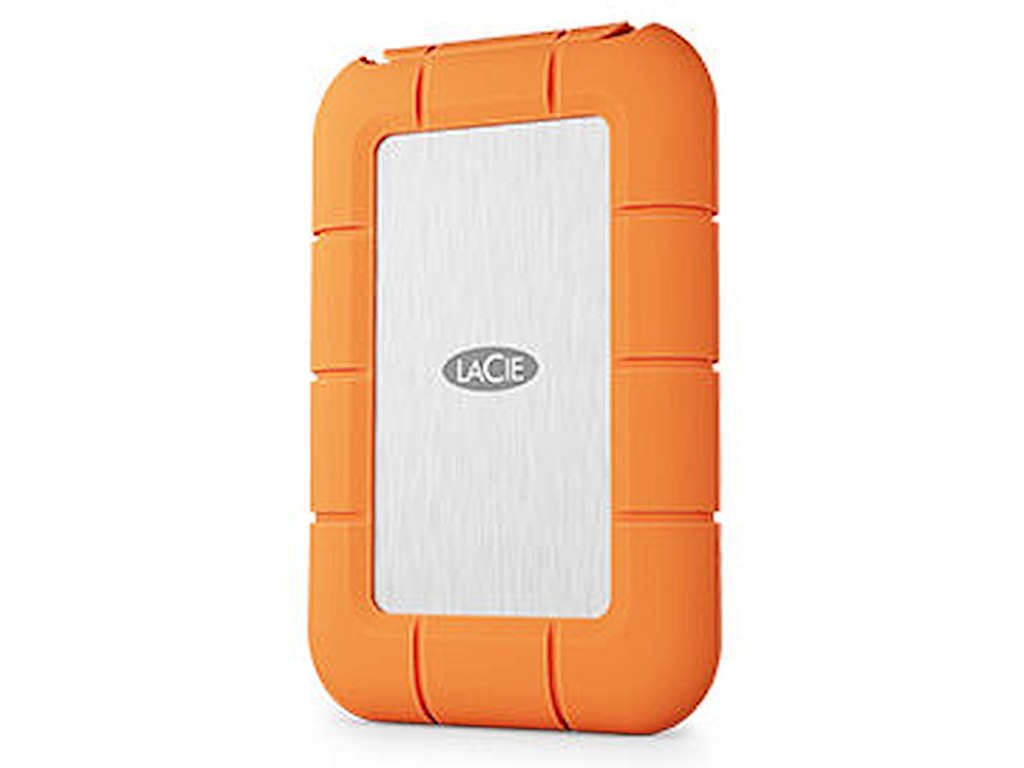 LaCie STND2000400 ekstern solid state driver Thunderbolt-teknologi 2 TB USB Type-C USB4 Gen 3x2 Orange, Rustfrit stål