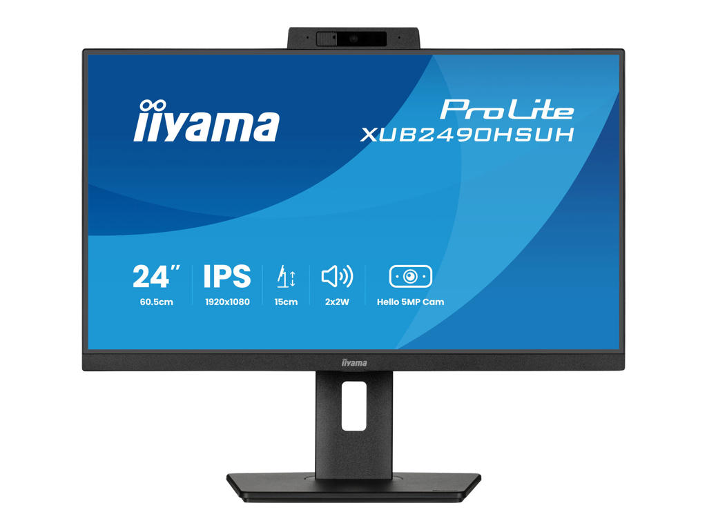 iiyama XUB2490HSUH-B2 computerskærm 60,5 cm (23.8") 1920 x 1080 pixel Fuld HD LED Sort