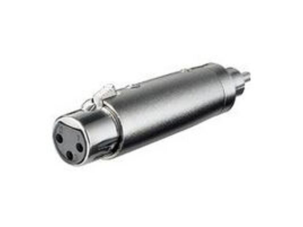 Microconnect XLRFG kabel kønsskifter XLR (3-pin) RCA Sølv