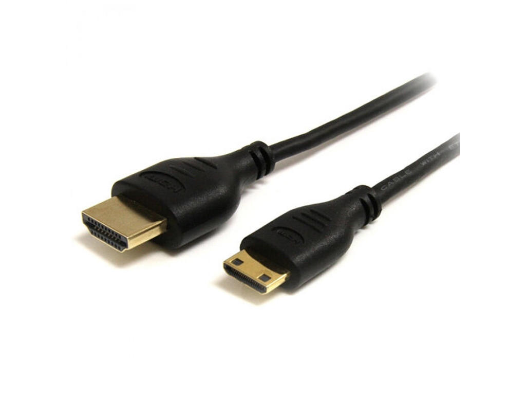 Lenovo Mini HDMI - HDMI HDMI-kabel 2 m HDMI Type A (Standard) HDMI Type C (Mini) Sort