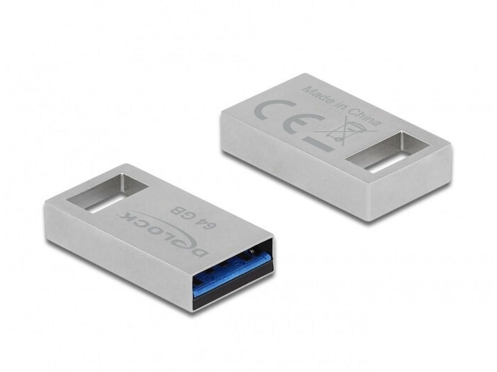 DeLOCK 54071 USB-nøgle 64 GB USB Type-A 3.2 Gen 1 (3.1 Gen 1) Sølv