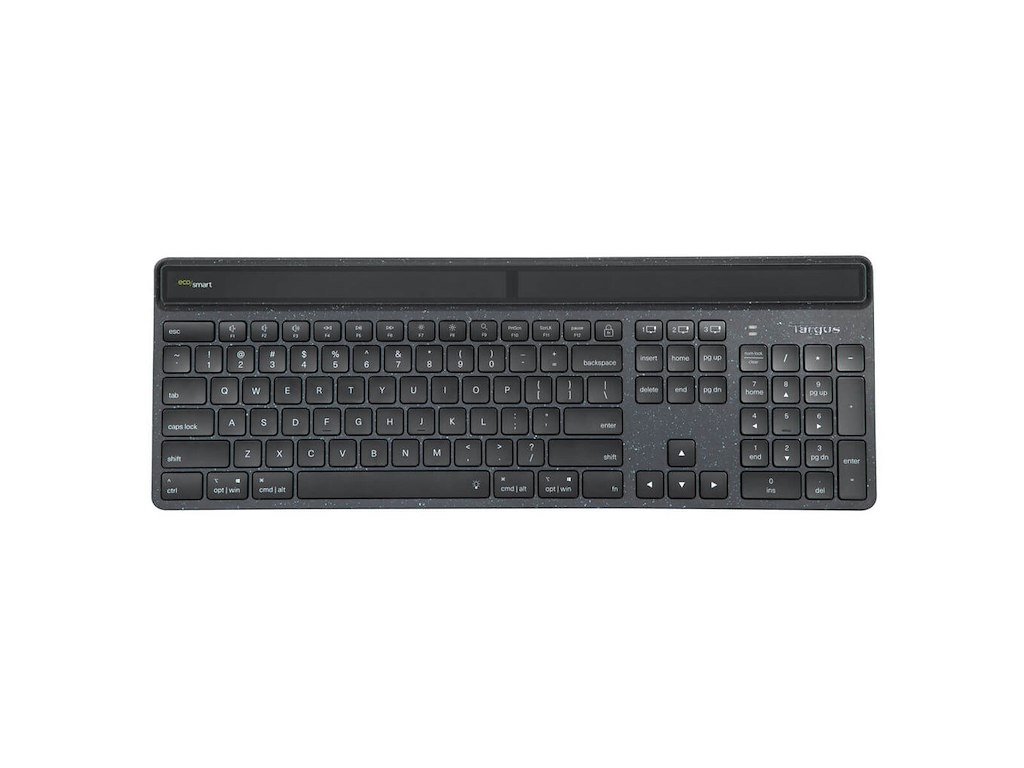 Targus EcoSmart tastatur Universel Bluetooth QWERTY Spansk Sort