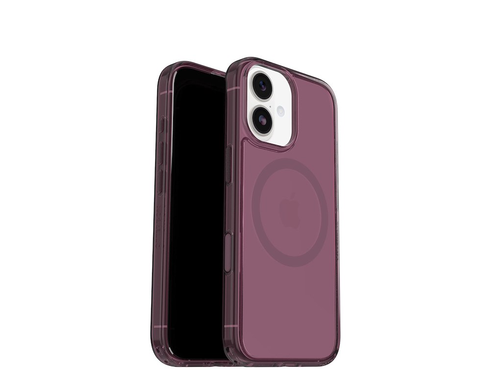 OtterBox Symmetry Clear MagSafe mobiltelefon etui 16 cm (6.3") Cover Lyserød, Transparent