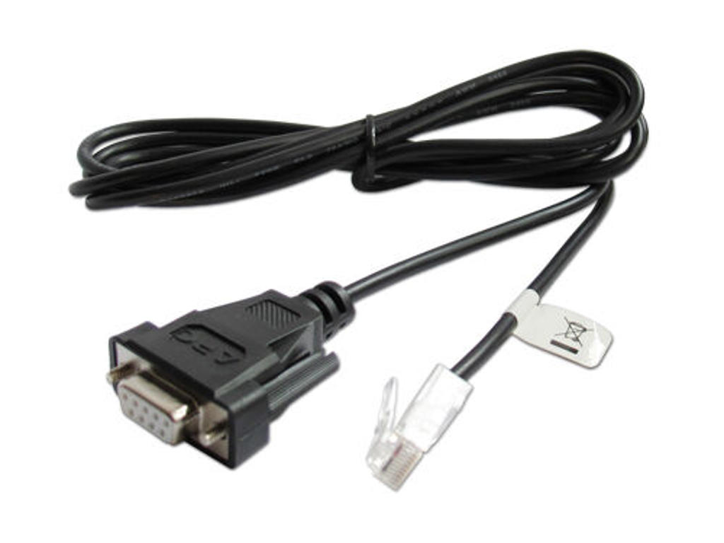 APC AP940-0625A kabel kønsskifter DB9 RJ45 Sort