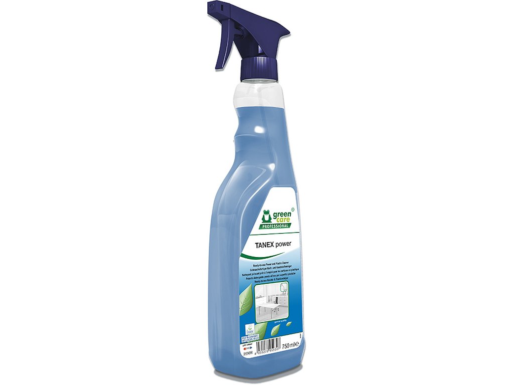 Grundrens, Klar-til-brug, Med farve og parfume, 750 ml, Green Care Tanex Power