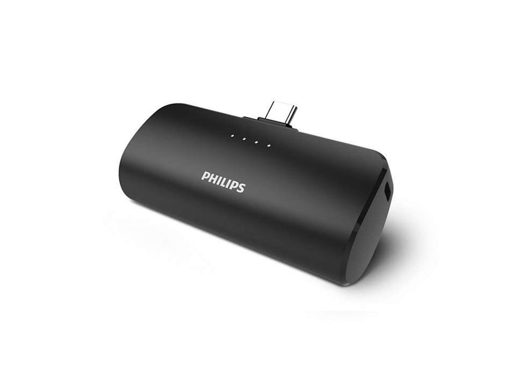 Philips DLP2510C/03 powerbank Lithium-Ion (Li-Ion) 2500 mAh Trådløs opladning Sort