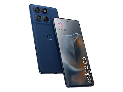Motorola edge 60 16,9 cm (6.67") Dual SIM Android 15 5G USB Type-C 12 GB 512 GB 5200 mAh Blå