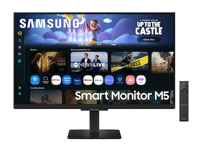 Samsung M5 M50F computerskærm 68,6 cm (27") 1920 x 1080 pixel Fuld HD LCD Sort