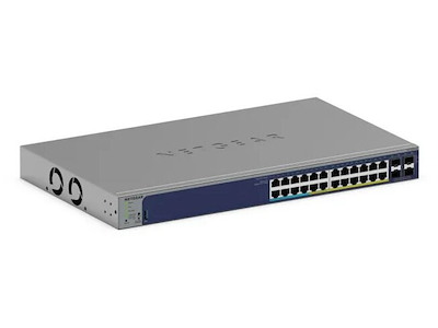 NETGEAR GS728TXUP Administreret Gigabit Ethernet (10/100/1000) Strøm over Ethernet (PoE) 1U Grå