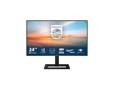 Philips 1000 series 24E1N1300AE/23 computerskærm 61 cm (24") 1920 x 1080 pixel Fuld HD LCD Sort