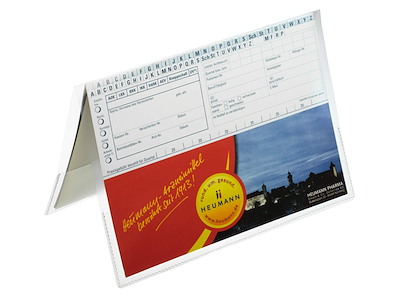 Plastomslag, Dobbelt, A5, 1 stk, Durable