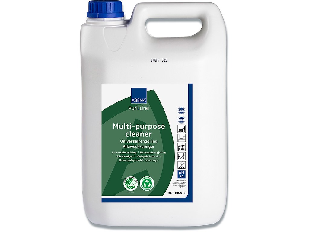 Universalrengøring, Med parfume, Med farve, 5 liter, Puri-Line 