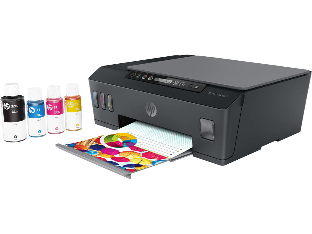 HP Smart Tank Plus Trådløs 555 trådløs All-in-One