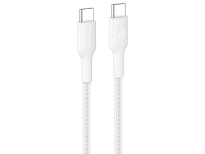 Belkin BoostCharge Pro USB-kabel 2 m USB C 240 W Hvid