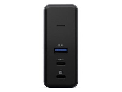 Lenovo G0AE0065EU dockingstation Ledningsført USB 3.2 Gen 1 (3.1 Gen 1) Type-C Sort, Grå