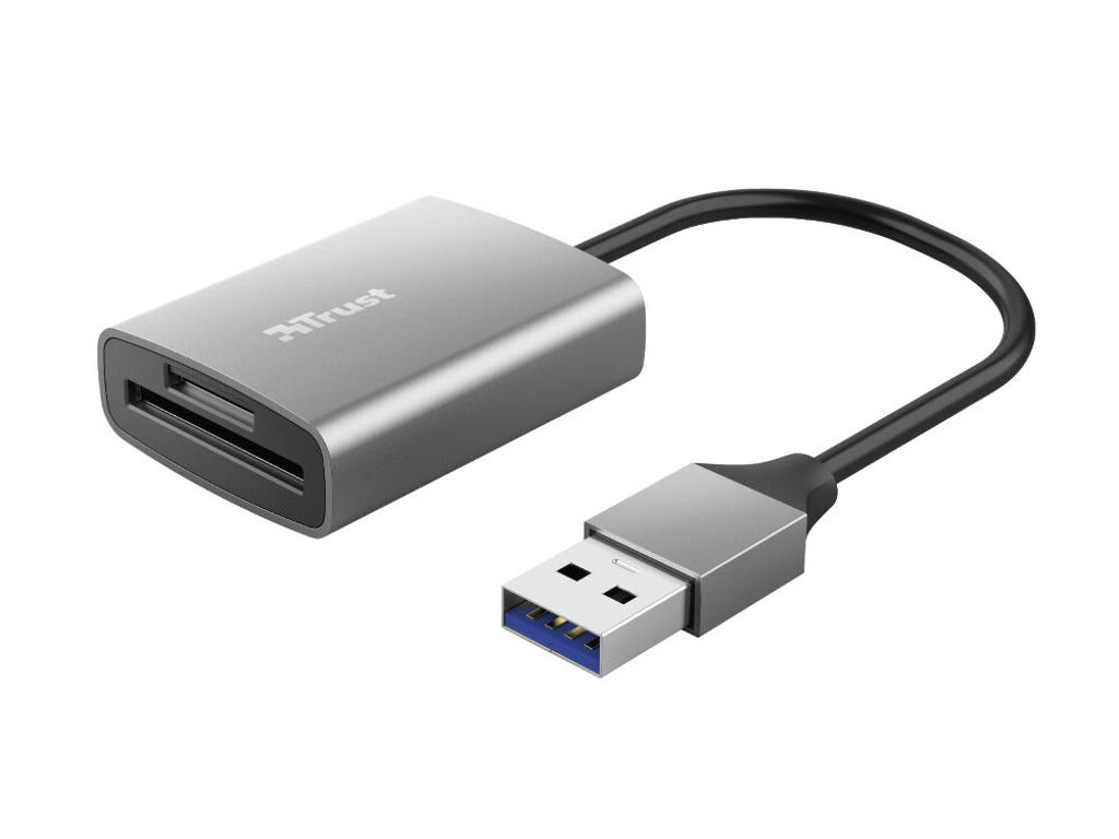 Trust Dalyx kortlæser USB 3.2 Gen 1 (3.1 Gen 1) Aluminium
