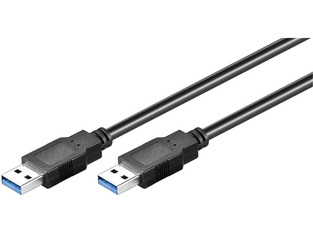 Microconnect USB3.0AA3B USB-kabel USB 3.2 Gen 1 (3.1 Gen 1) 3 m USB A Sort