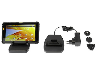 Zebra 3PTY-PCLIP-216331 oplader til mobil enhed Tablet Sort Vekselstrøm Indendørs