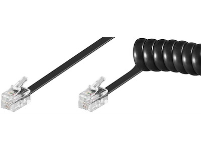 Microconnect MPK10200 telefonkabel 2 m Sort