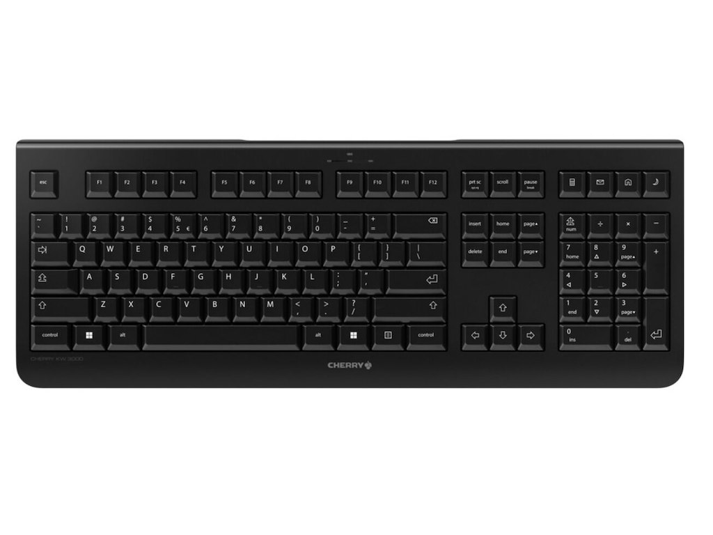 CHERRY KW 3000 tastatur Universel RF trådløst QWERTY US International Sort