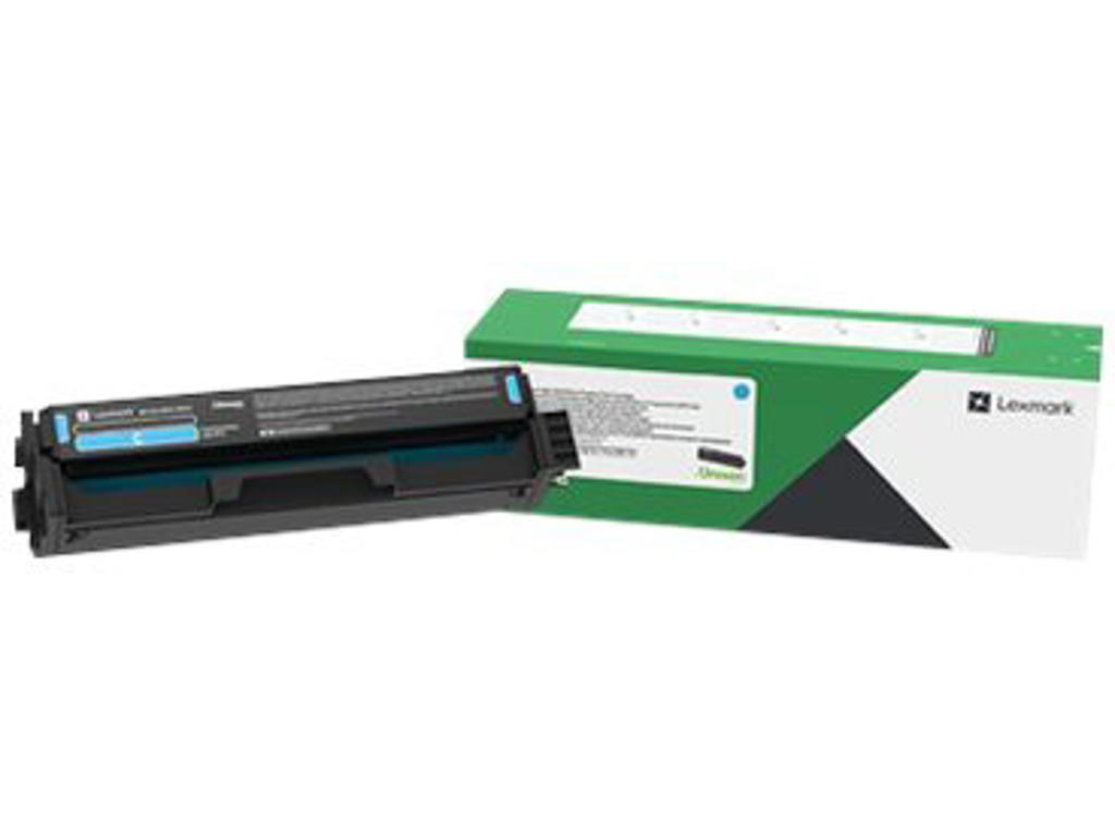 Toner, 20N20C0, Cyan-blå, 1.500 sider, Lexmark
