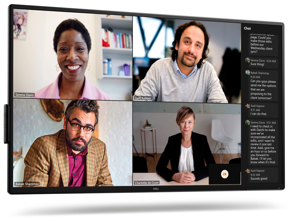 DELL P5525QC skilte display Digital fladpaneldisplay 138,8 cm (54.6") LCD 400 cd/m² 4K Ultra HD Sort