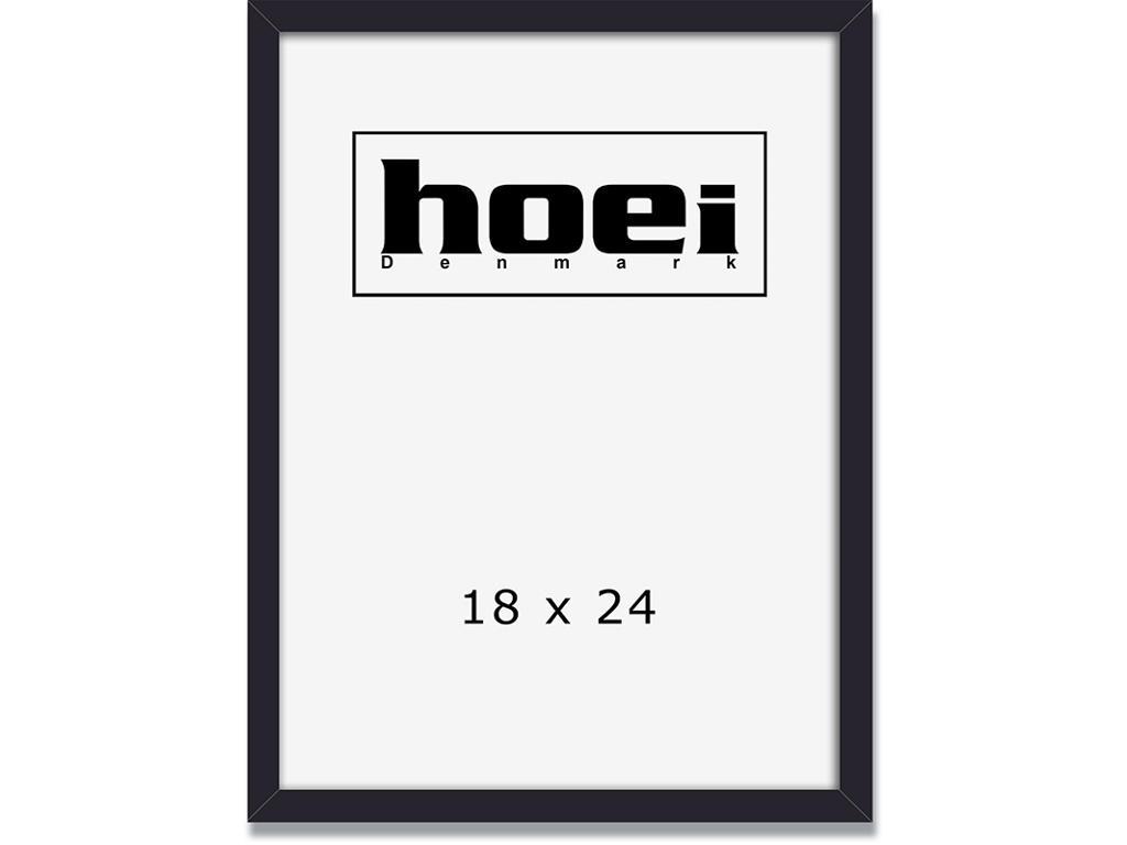 Fotoramme, 18x24 cm, Sort, Fyrretræ, Hoei 111