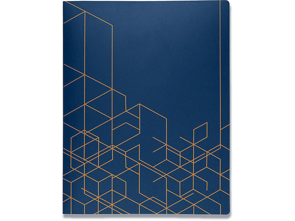 Ringbind, A4, 2 O-ringe, Ø16 mm, 2.5 cm, Navy, Kozo