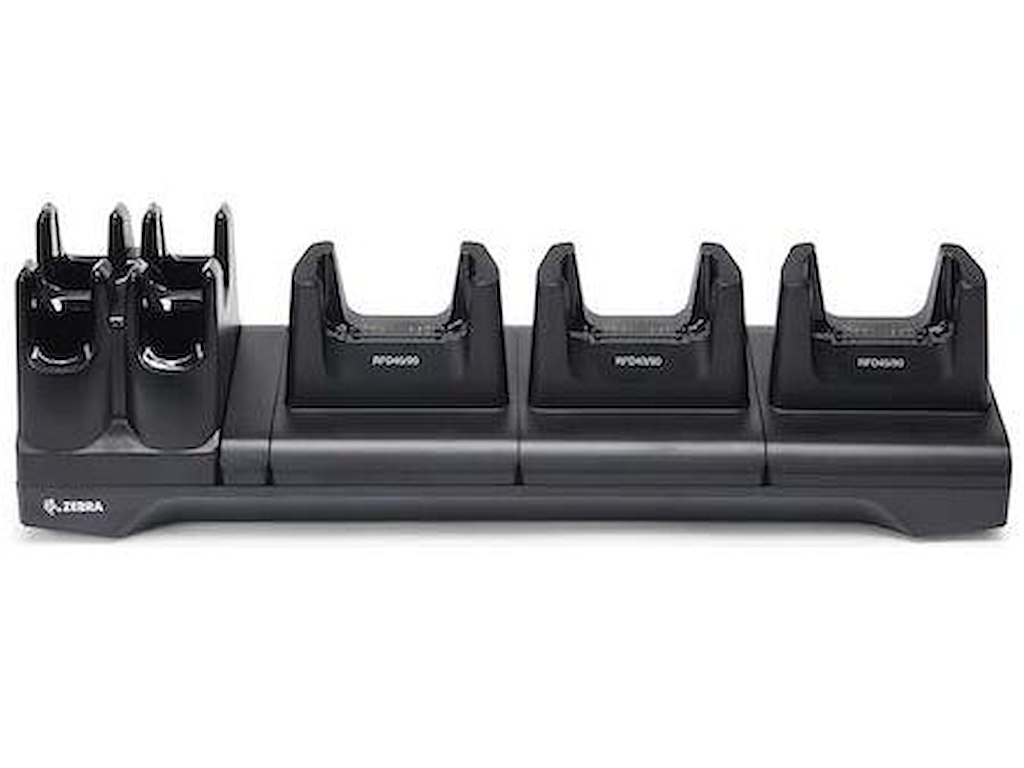 Zebra CRD3S4TRFD49UNIVCHG1 mobile device charger Bar code reader, RFID reader Black Indoor