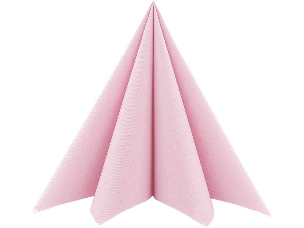 Servietter, 1 lag, Antik Rosa, 40x40 cm, 50 stk. Linclass Airlaid