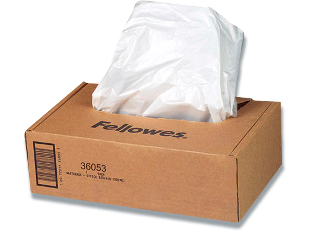 Makuleringsposer, 100 stk, 66x38 cm, Op til 30 liter, Fellowes 