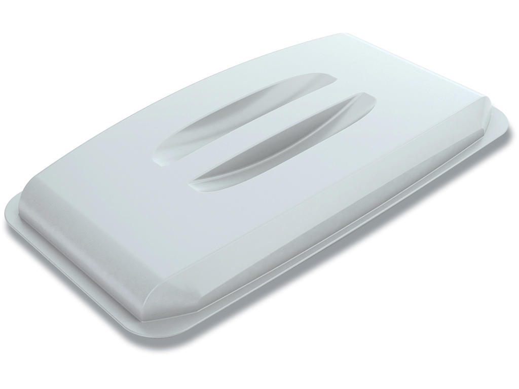 Låg til affaldsspand, 60 liter, Hvid, Durable DURABIN LID 60