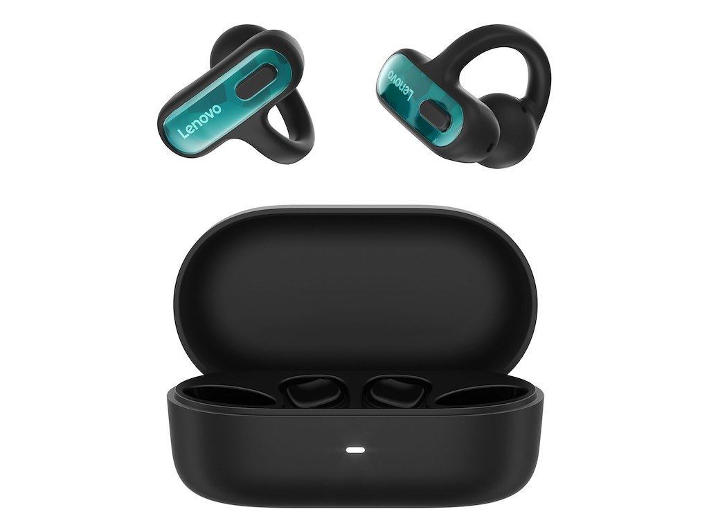 Lenovo X500 Headset True Wireless Stereo (TWS) Øre-clip-on, Open-ear Business/Everyday USB Type-C Bluetooth Sort