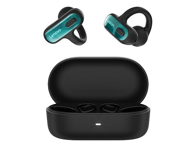 Lenovo X500 Headset True Wireless Stereo (TWS) Øre-clip-on, Open-ear Business/Everyday USB Type-C Bluetooth Sort