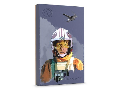 Seagate Game Drive Luke Skywalker™ Special Edition FireCuda ekstern harddisk 2 TB 1.8" 3.2 Gen 1 (3.1 Gen 1) Sort