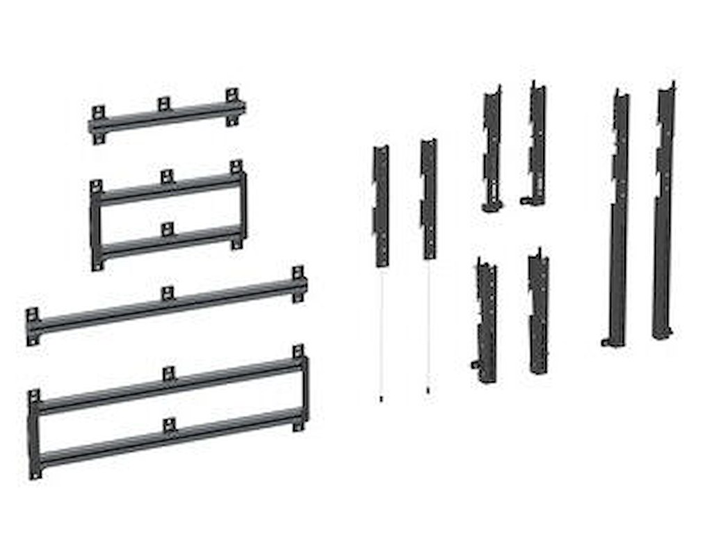 SMS Smart Media Solutions PW030006 skærmbeslag til skiltning 2,29 m (90") Anthracit, Grå